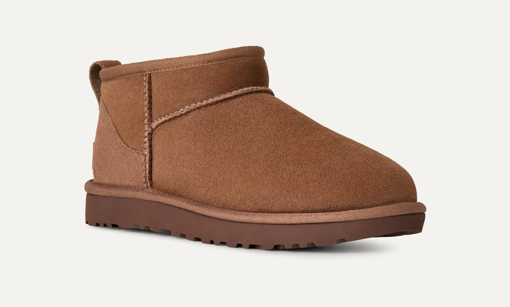 UGG Classic Ultra Mini Boot Damen Braun – kurzer Lammfell-Boot