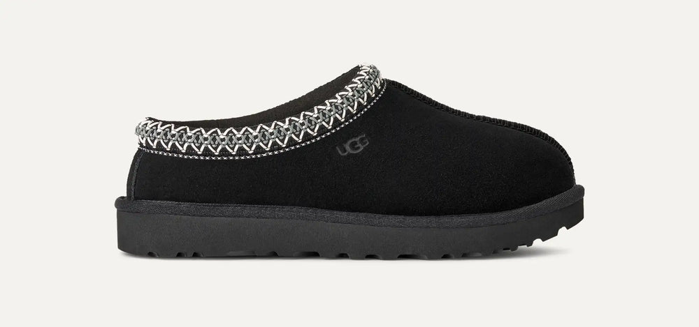 UGG Tasman II Hausschuh Damen in Schwarz – Lammfell Slipper für Zuhause