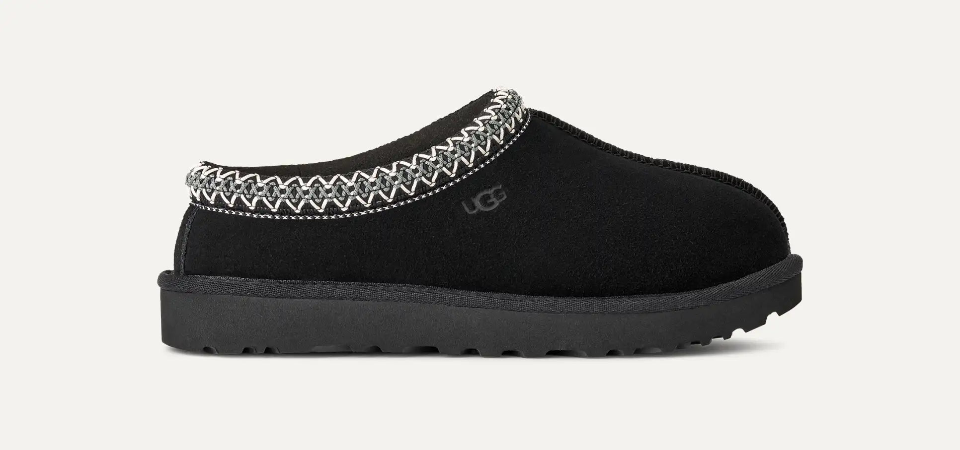 UGG Tasman II Hausschuh Damen in Schwarz – Lammfell Slipper für Zuhause