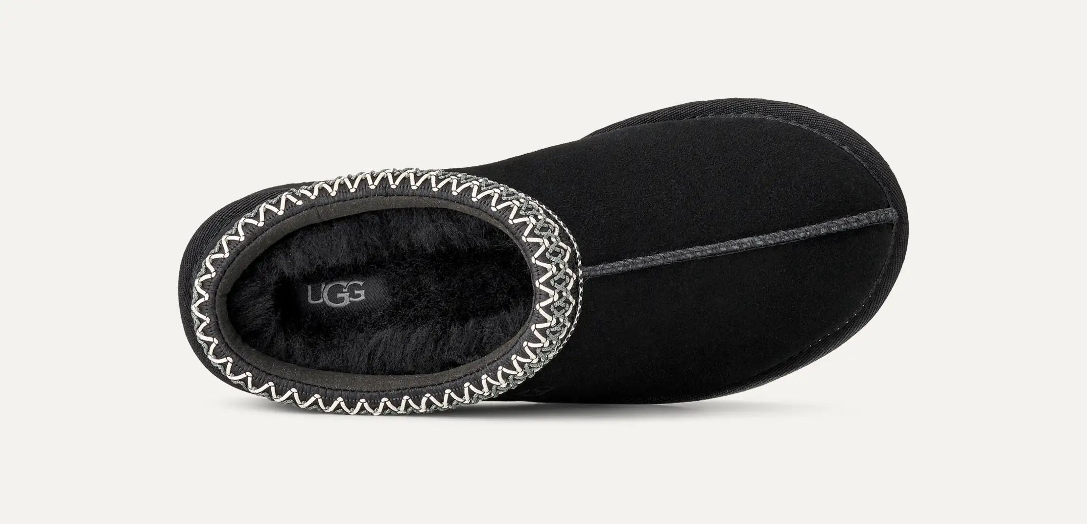Innenansicht des UGG Tasman II Hausschuhs – weiches Lammfell für Komfort