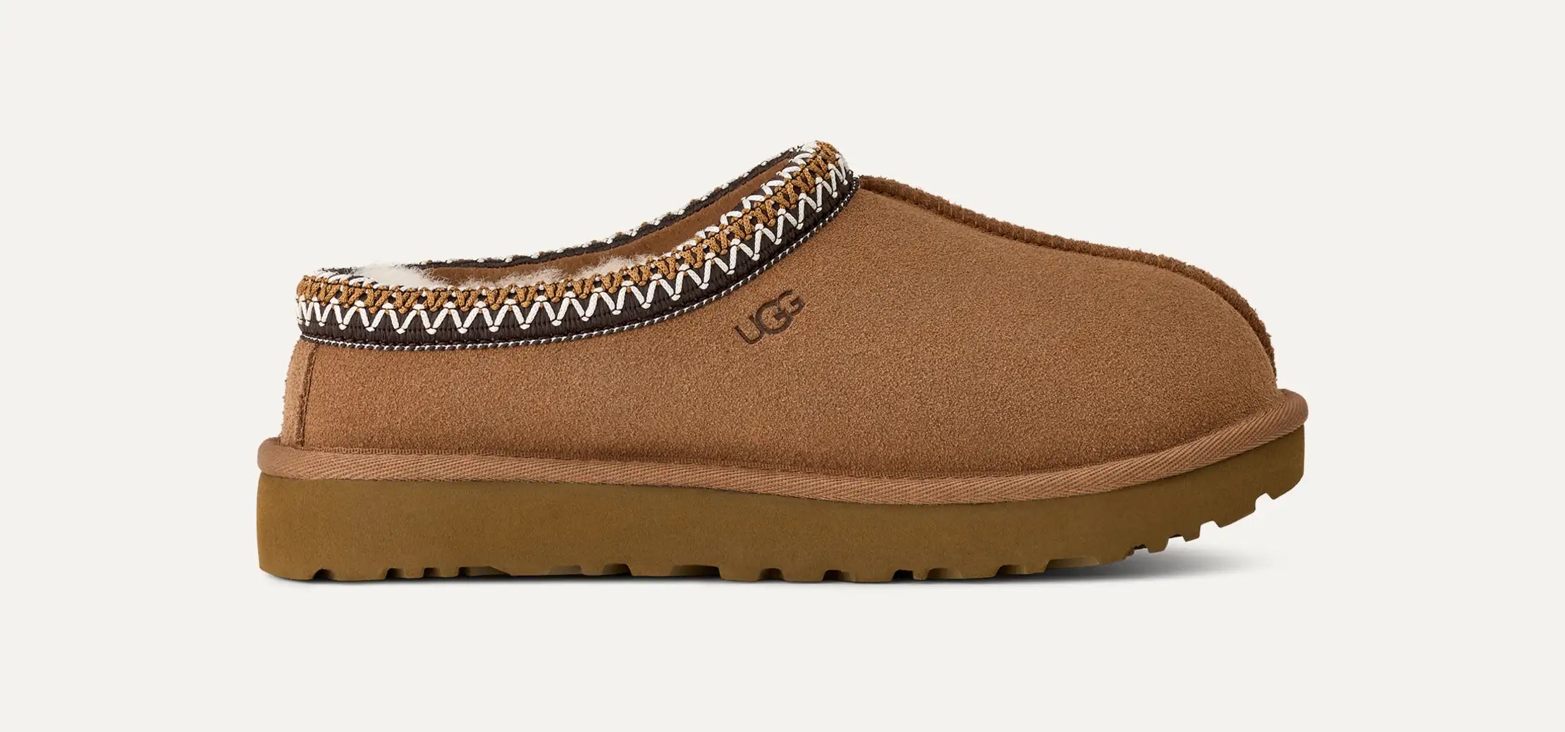 UGG Tasman II Hausschuh Damen in Chestnut – Lammfell Slipper für Zuhause