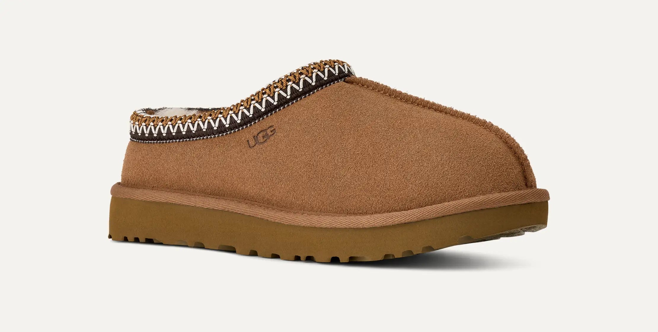 UGG Tasman II Hausschuh seitliche Ansicht – bequeme Damen Slipper