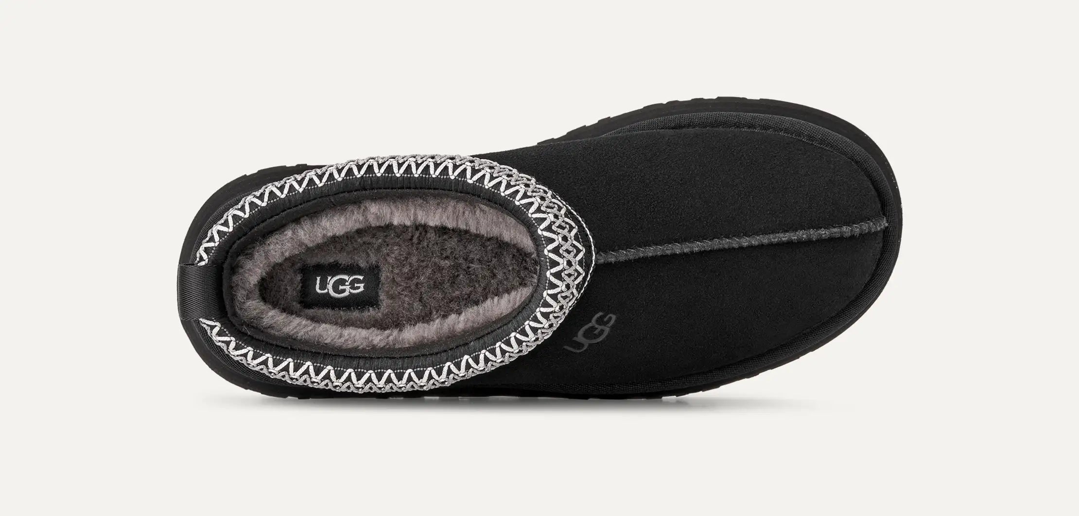 UGG® Tazz II Schwarz Lammfell Futter - Warme Hausschuhe