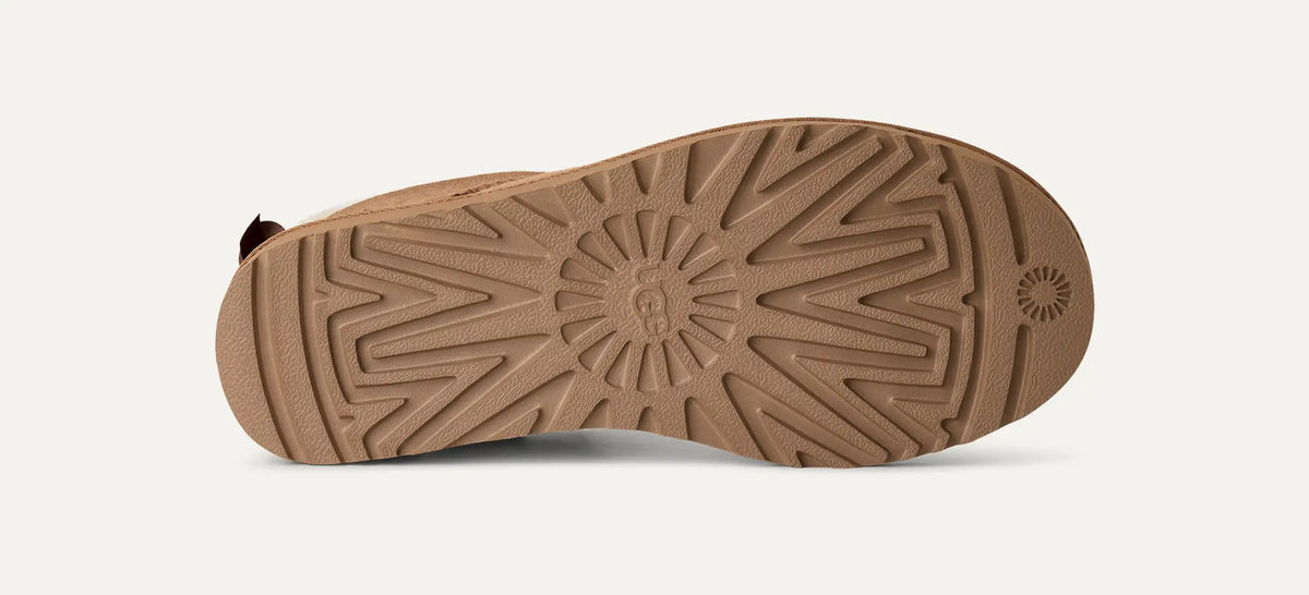 UGG Ultra Mini Bailey Bow Chestnut – Boot mit Satinschleife