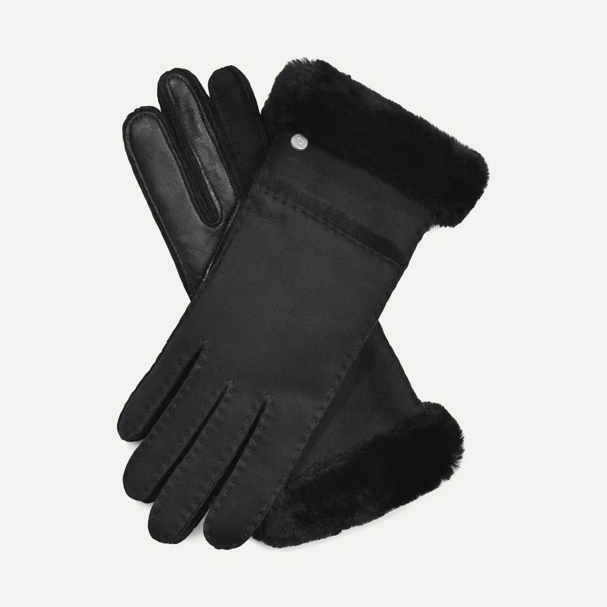 UGG - Ugg Sheepskin Seamed Glove Black