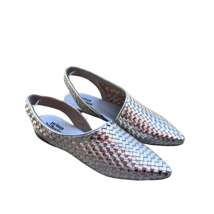 Prima Ballerina - Leder Sandalen Twist Gold