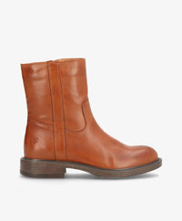 Shoedesign Copenhagen MATTIE hoher Damenstiefel Cognac Leder