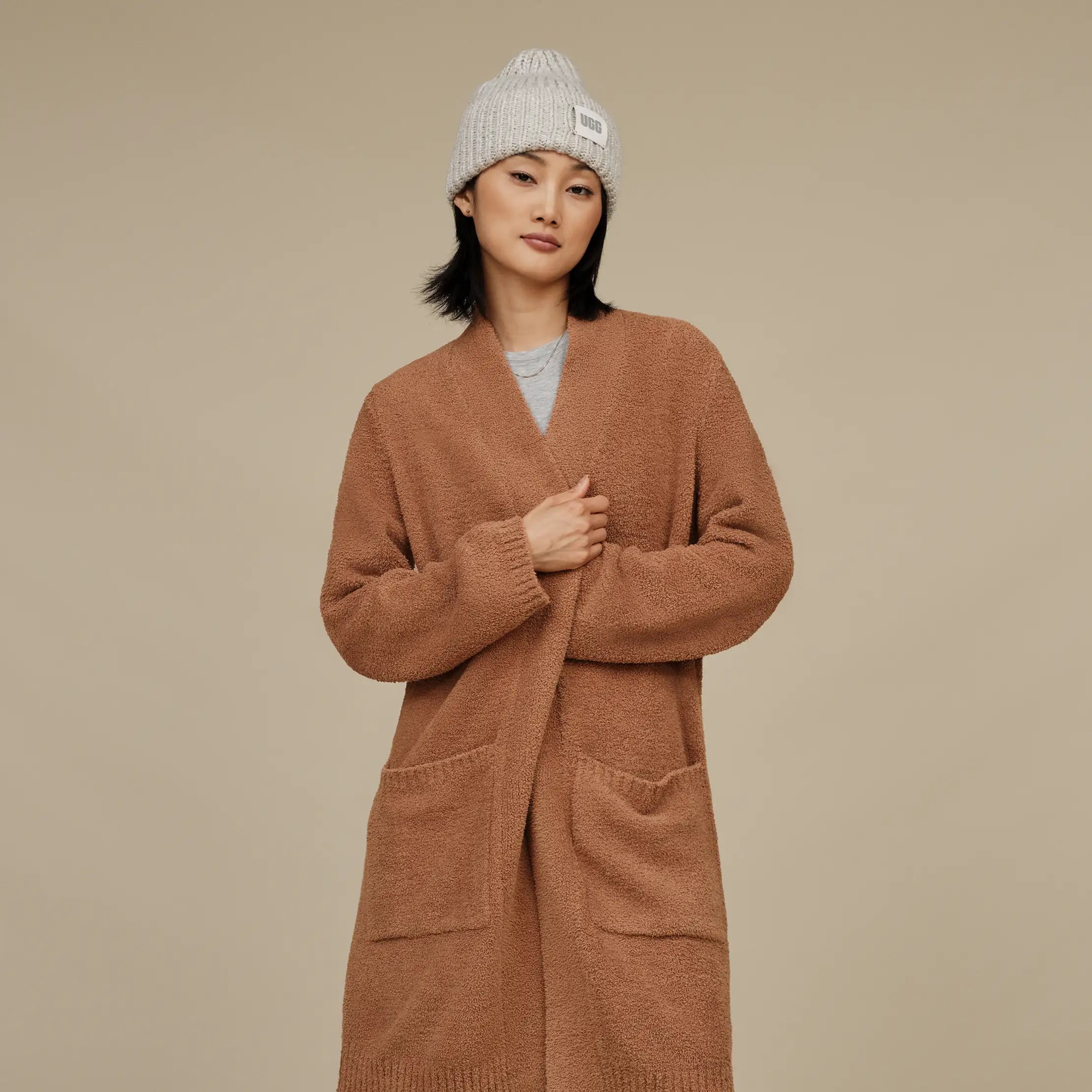 UGG - UGG Chunky Rib Beanie Lightgrey