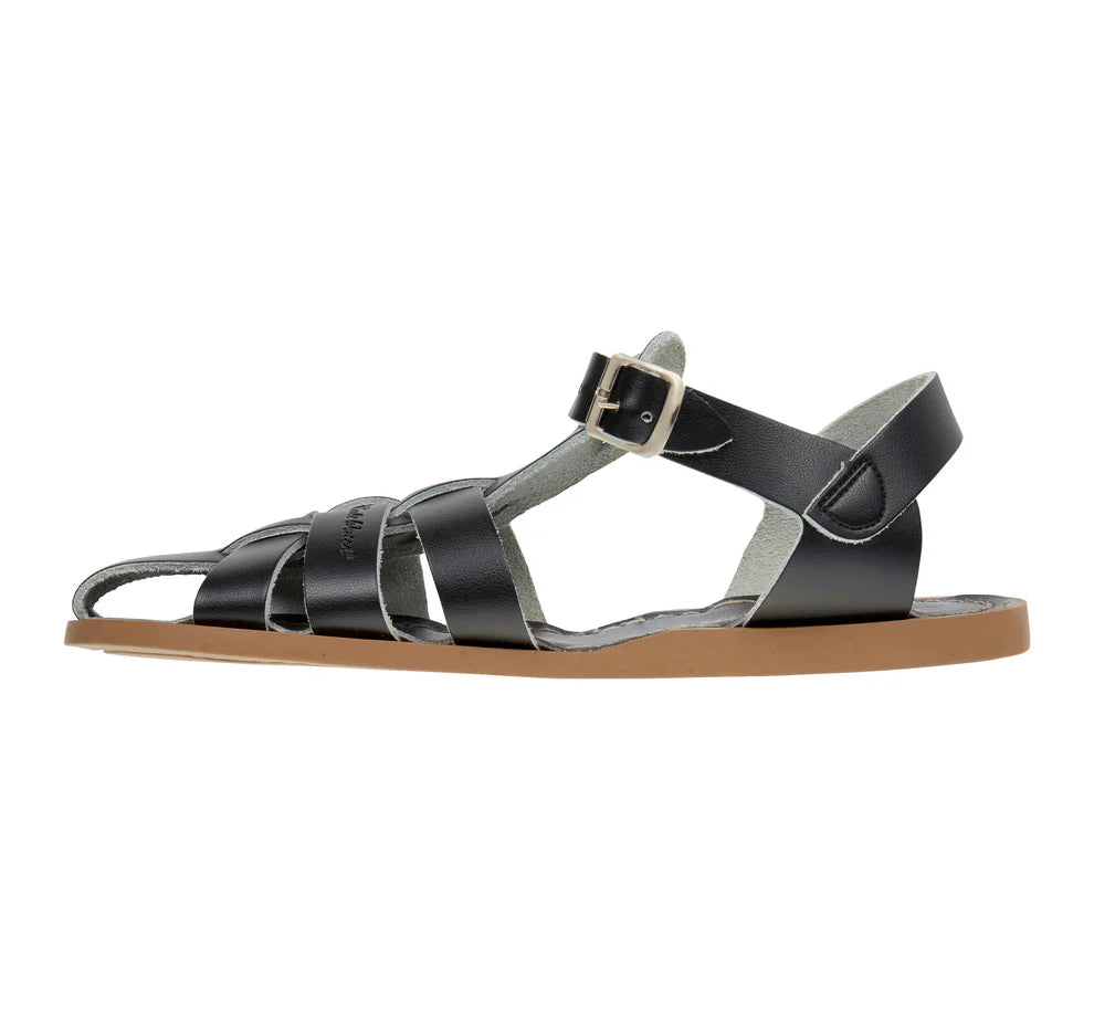 Salt Water Shark Sandals Black