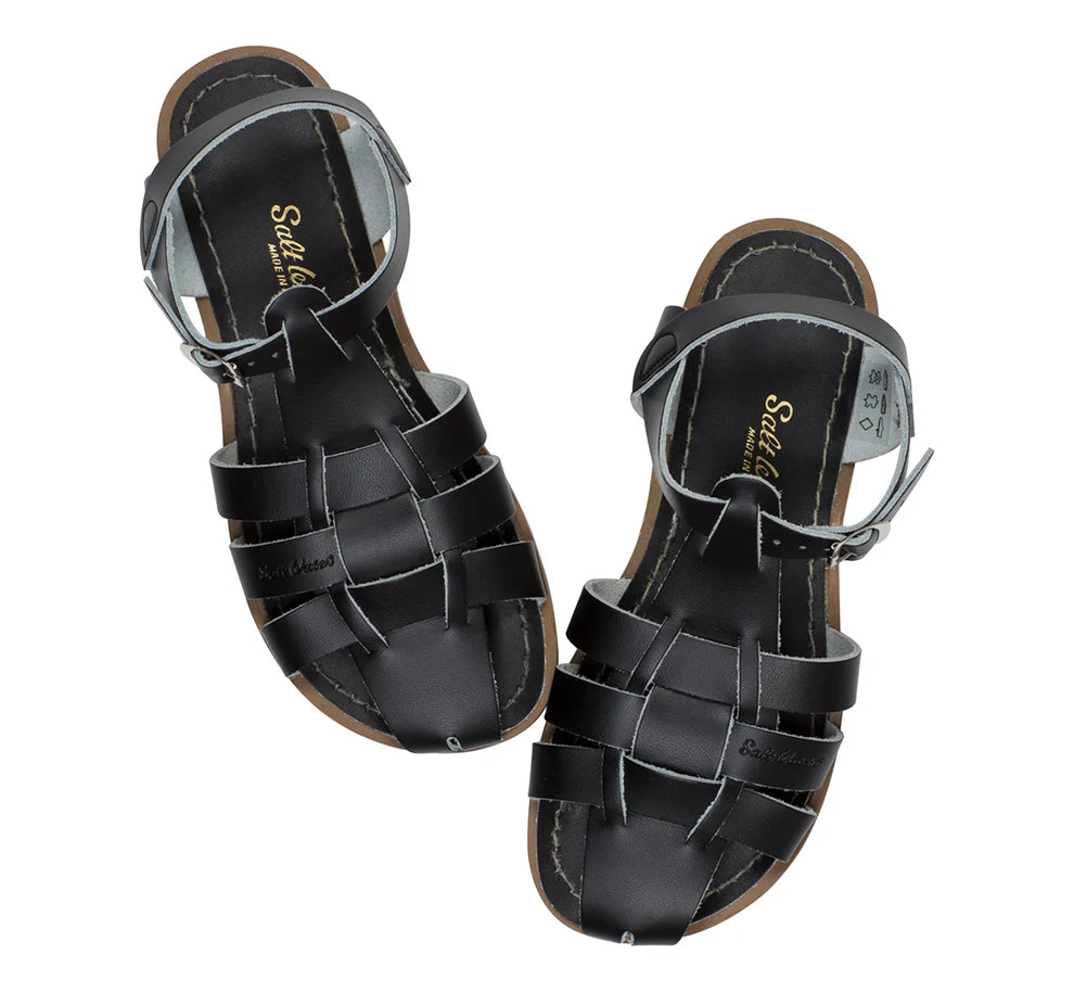 Salt Water Shark Sandalen Schwarz