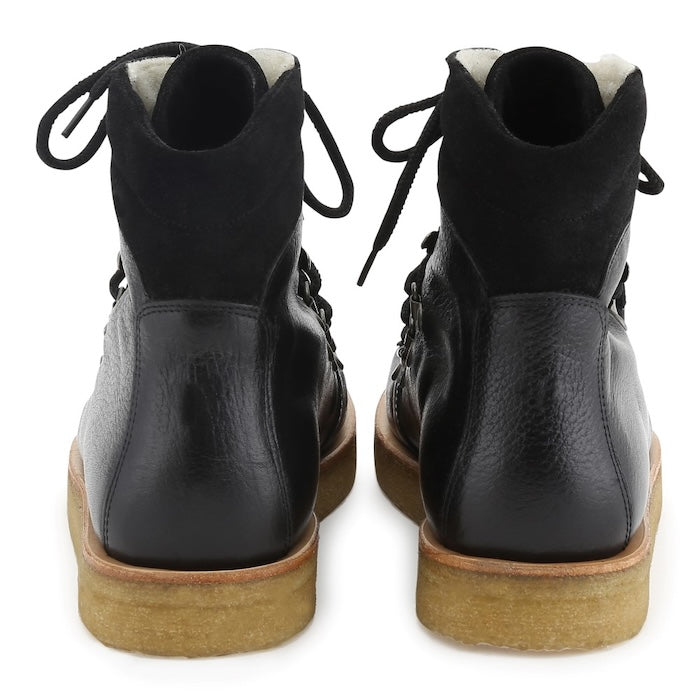 Angulus -  Boot with laces - Black