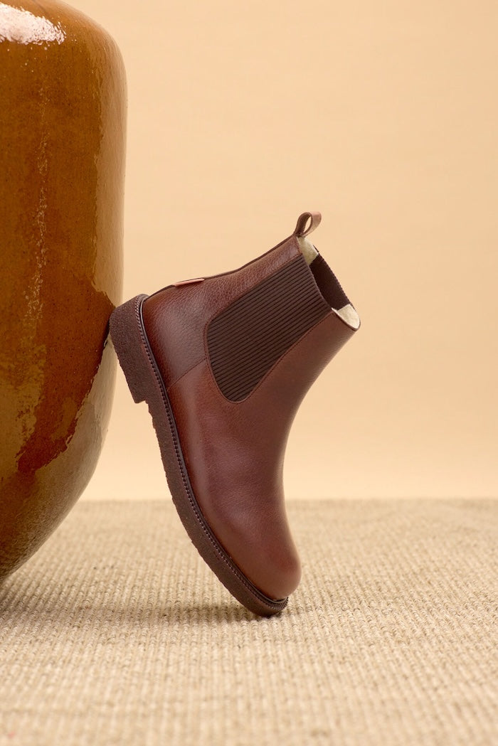 Angulus - Chelsea Boots gefüttert Cognac