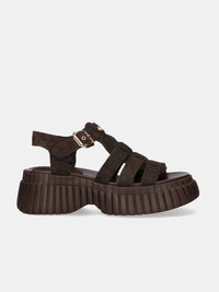 Chunky Sommer Sandale in Braun