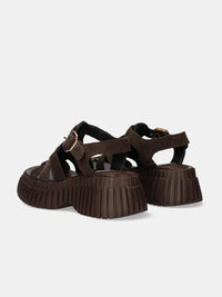 Tsakiris Mallas Sommer Sandalen mit Plateausohle 2