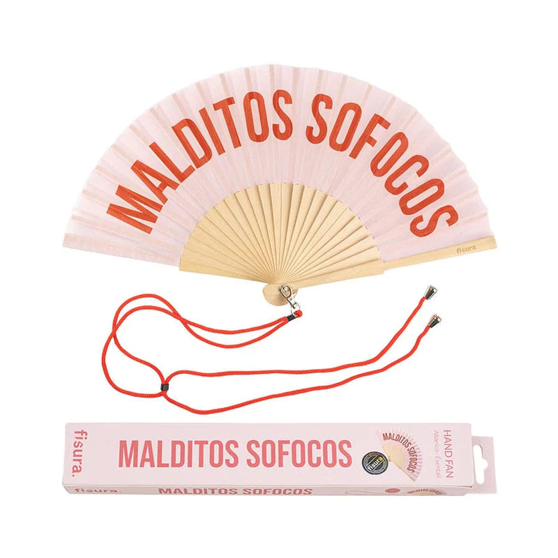 Fächer "Malditos Sofocos"