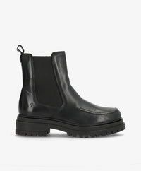 Shoedesign Copenhagen ASPEN Chelsea Boots Damen Schwarz Leder