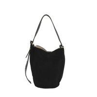 Bucket Bag Leather Black