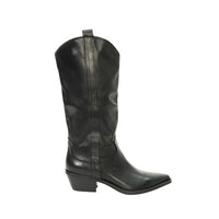 Cowboy Boots  Schwarz mit 5cm Absatz
