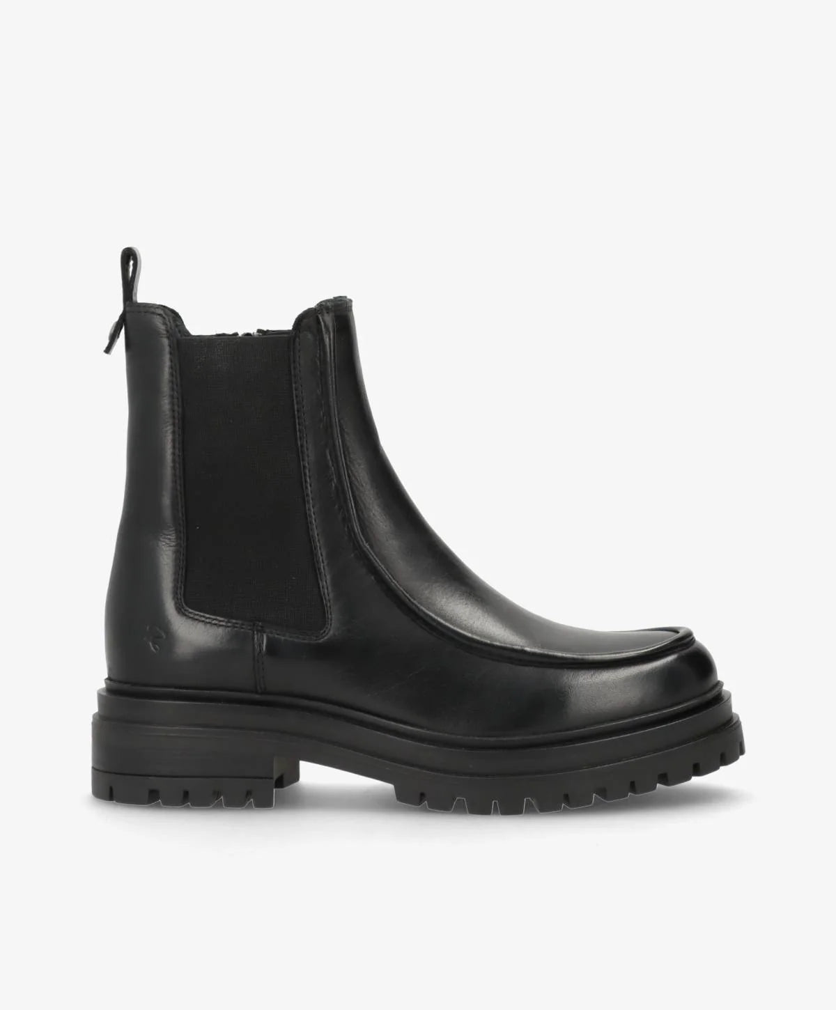 Shoedesign Copenhagen DAGONA Chelsea Boots Damen Schwarz Leder