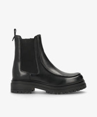Shoedesign Copenhagen DAGONA Chelsea Boots Damen Schwarz Leder