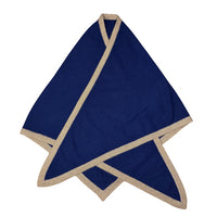 Dreiecksschal Navy Kaschmir