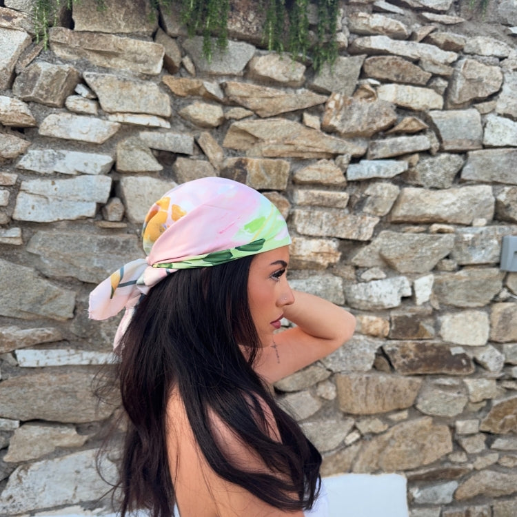 Flower Garden – Silk Foulard by Tania Bisaz × Prima Ballerina