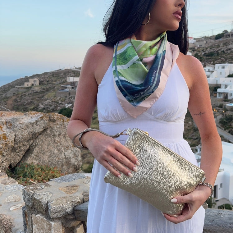 Flower Garden – Silk Foulard by Tania Bisaz × Prima Ballerina
