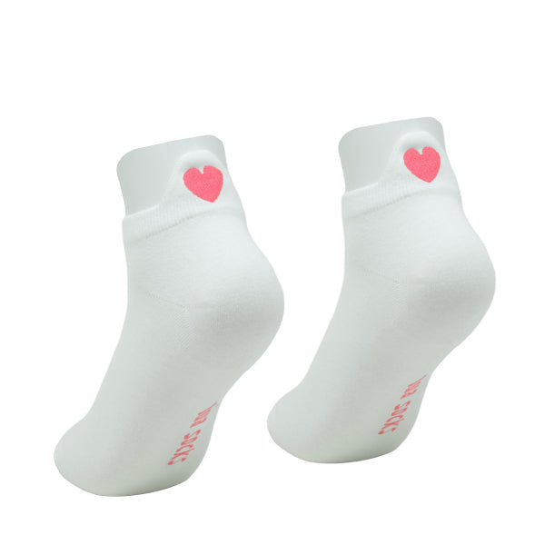 Sneakersocken Lua mit Herz Pink