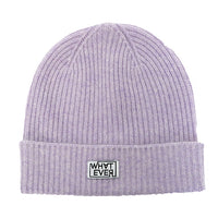 Kaschmir Merino Beanie Farbe Lila