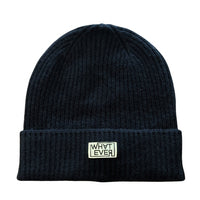 Kaschmir Merino Beanie Schwarz