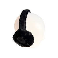 Lammfell Ohrenwärmer Schwarz 6