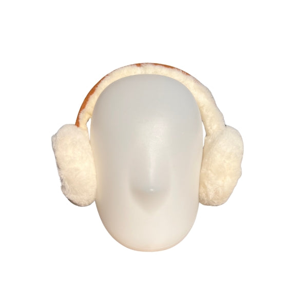 Ohrenwärmer Lammfell Camel