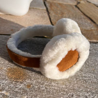 Ohrenwärmer Lammfell Camel 2