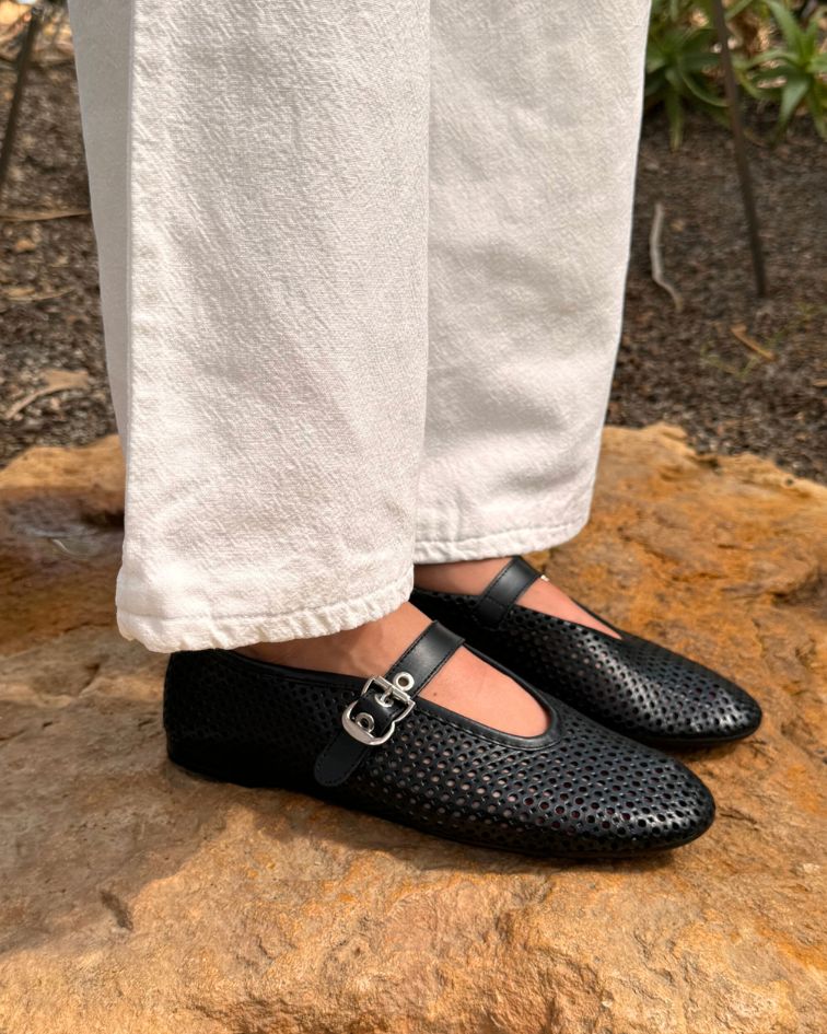 KMB Carroll Ballerinas Schwarz