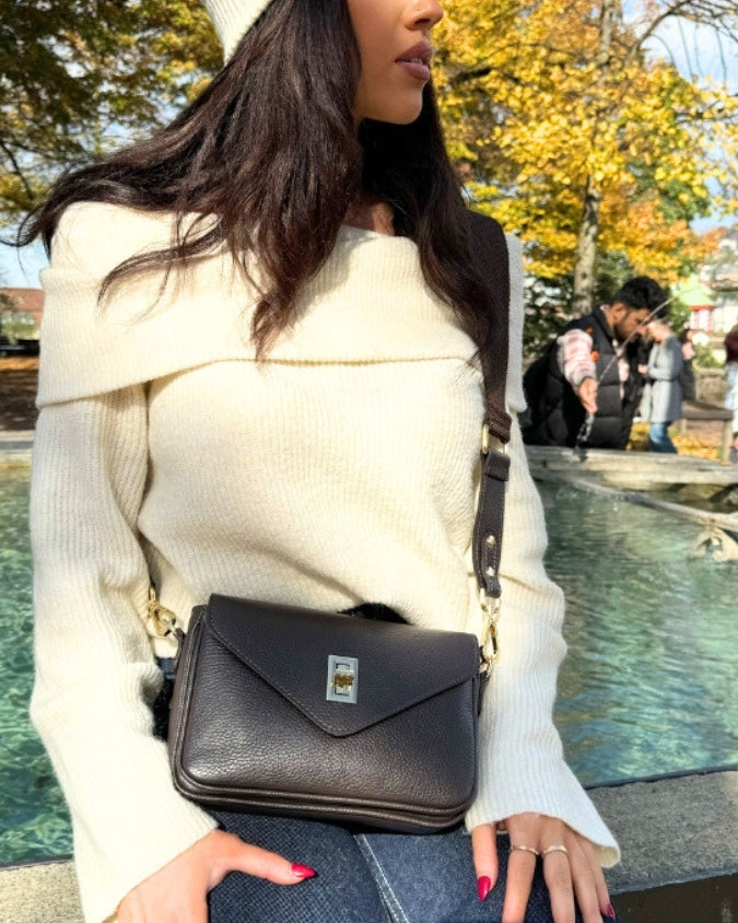 Mina - Umhängetasche Braun