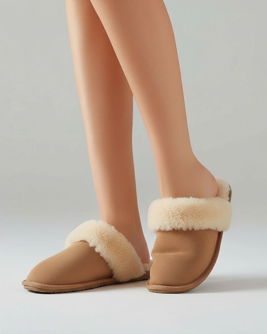 Lammfell Hausschuhe Anette Savana