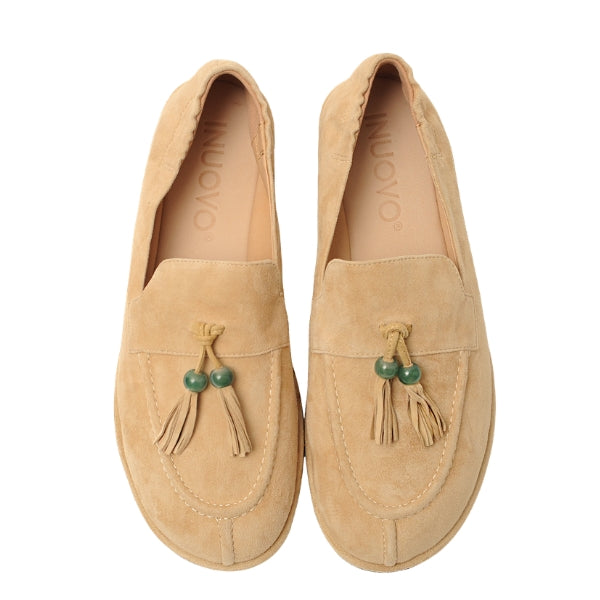Inuovo - Loafer Leder Tassel Beige