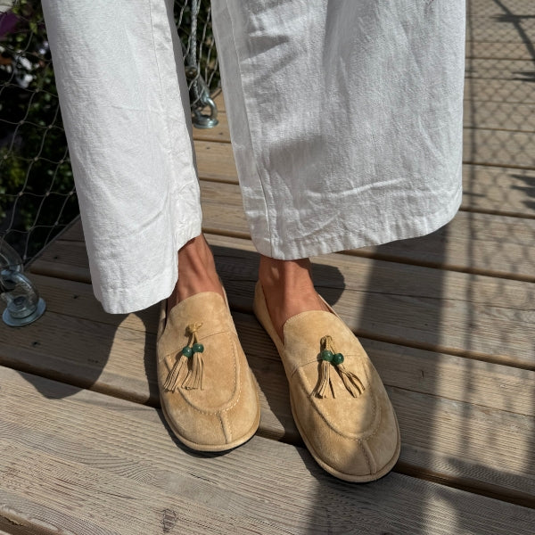 Inuovo - Loafer Leder Tassel Beige