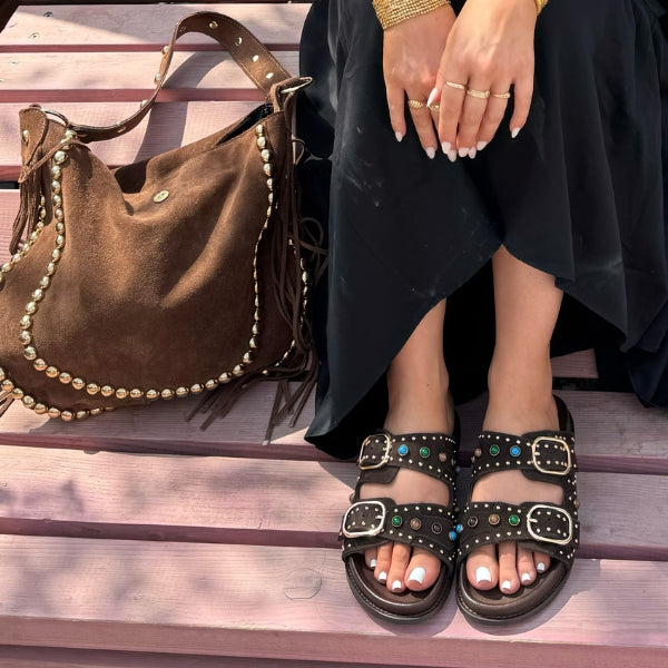 Inuovo - Sandalen Boho Arizona Braun