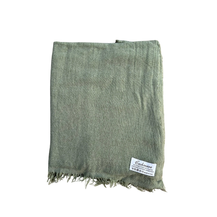 Winterschal - Uni Olivegrün