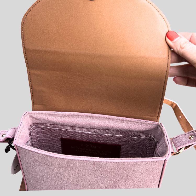 Ann Kurz - Satchel Crossbody Rosa