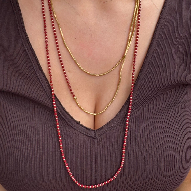 Halskette "Perla" Rosso Oro