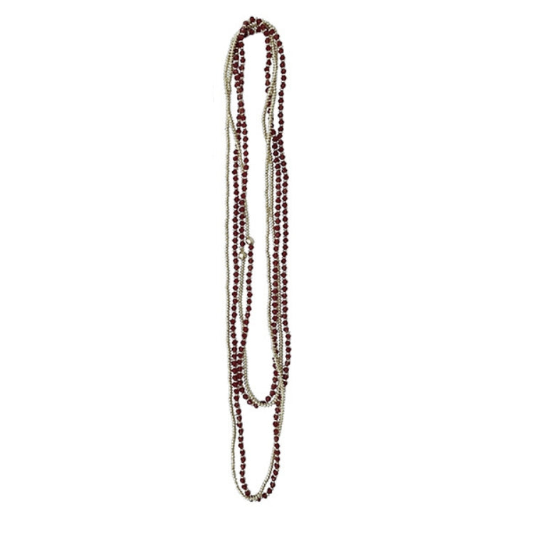 Halskette "Perla" Rosso Argento