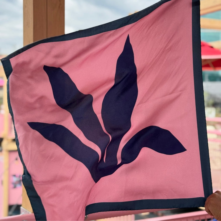 Desert Botanical– Silk Foulard by Tania Bisaz × Prima Ballerina