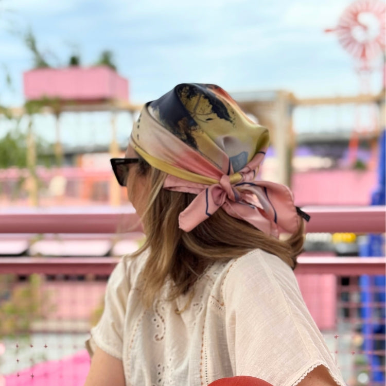 Love – Silk Foulard by Tania Bisaz × Prima Ballerina
