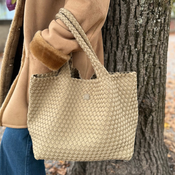 Neopren Tasche Twist Mittel Olivegrün
