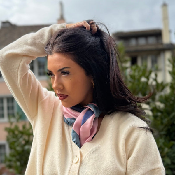 Seidenfoulard Desert Botanical– Silk Foulard by Tania Bisaz × Prima Ballerina