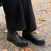Shoedesign Copenhagen DAGONA Boots Damen Schwarz Leder 