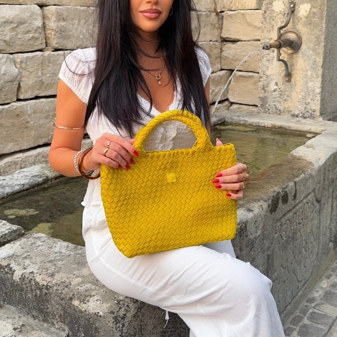 Twist Neoprene Tasche Gelb Small