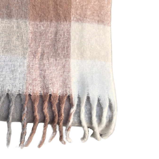 Winterschal - Wolle Beige
